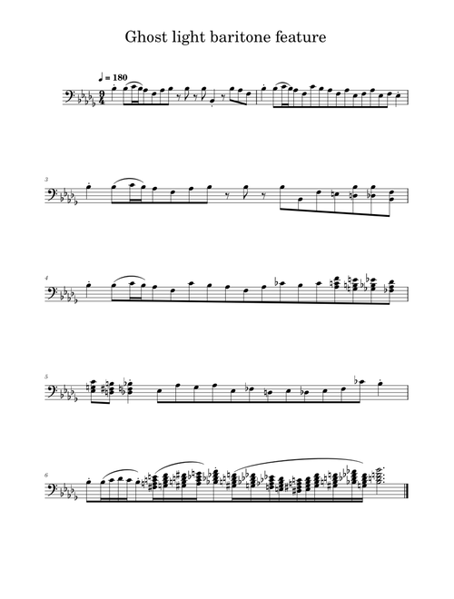 Blue Devils 2019, Ghostlight – The Blue Devils Ghost_light_baritone_feature