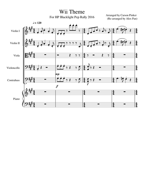 Wii (Mii Theme Song) Orchestra