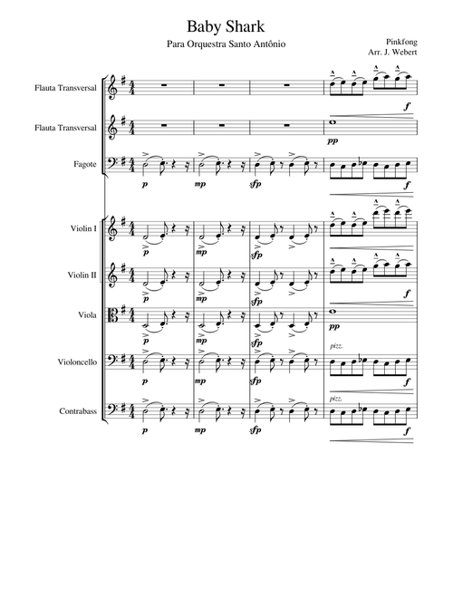 Baby Shark - Orquestra de Cordas