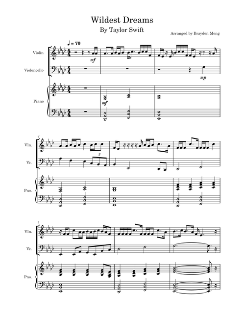 Wildest Dreams – Taylor Swift