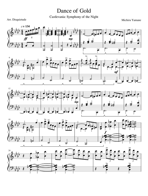 Dance of Gold - Castlevania: Symphony of the Night