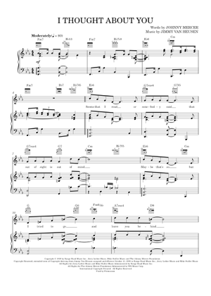 ビッグバンド楽譜「I Thought About You」 無料楽譜】I Thought