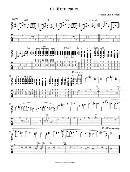 Californication E-Guitar
