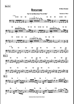 Play Official version of Revelations Sheet Music by Iron Maiden