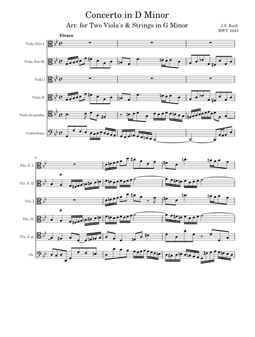 Concerto for 2 Violins in D minor, BWV 1043 – Johann Sebastian Bach