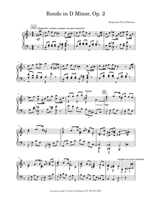 Rondo In D Minor