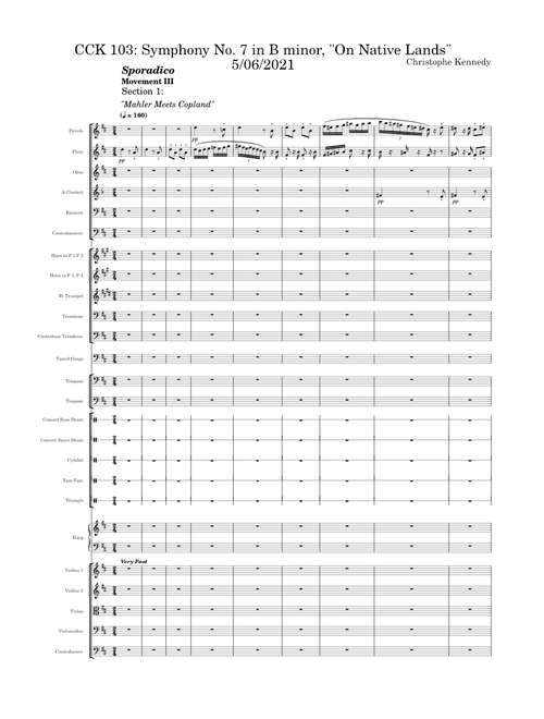 CCK 103: Symphony No. 7 in B minor, "On Native Lands"- Movement 3