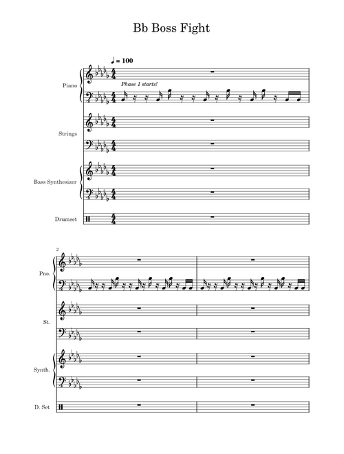 Battle against a Boss in Bb (Everything in two octaves competition submission)