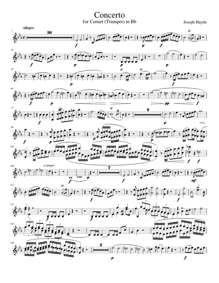Joseph haydn trumpet concerto in e flat major new arrivals