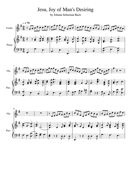 Jesu_Joy_Of_Mans Desiring piano violin