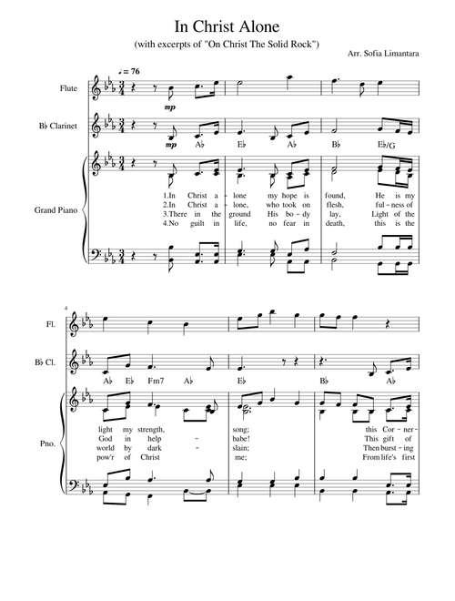 In Christ Alone (with excerpts of "On Christ, The Solid Rock")