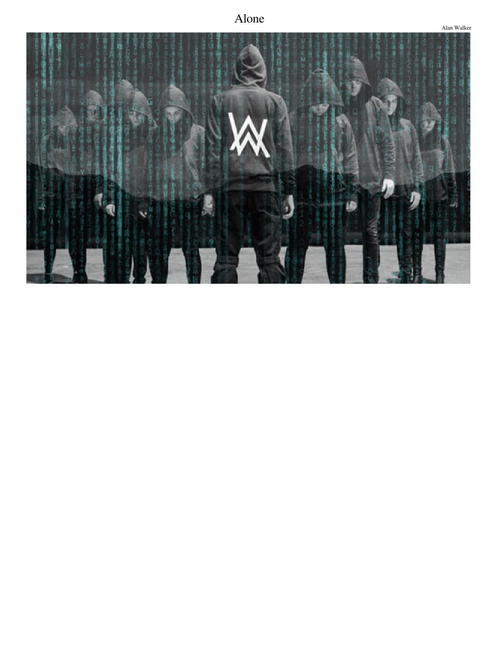 Alan Walker - Alone