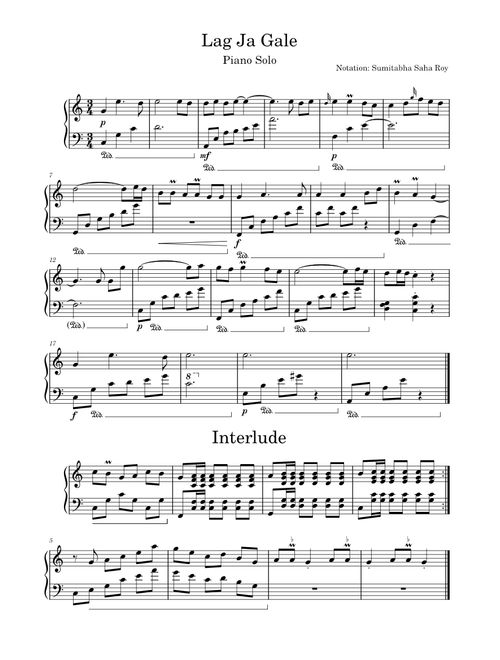 Lag ja gale – Lata Mangeshkar Lag Jaa Gale