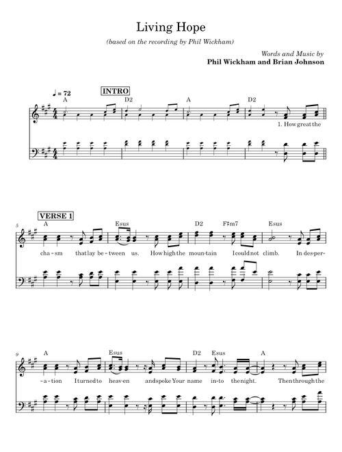 Living hope - Phil Wickham