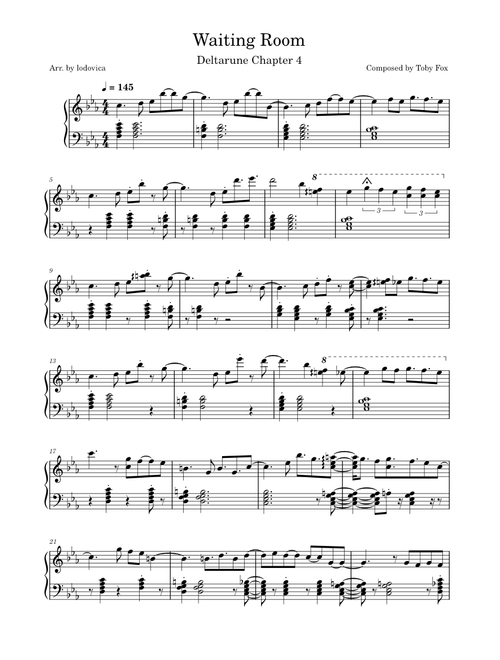 Deltarune - Waiting Room / kris_piano_waitingroom.ogg