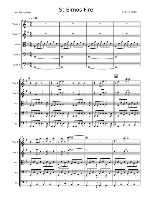 Love Theme from St. Elmo's Fire – David Foster St Elmo's Fire