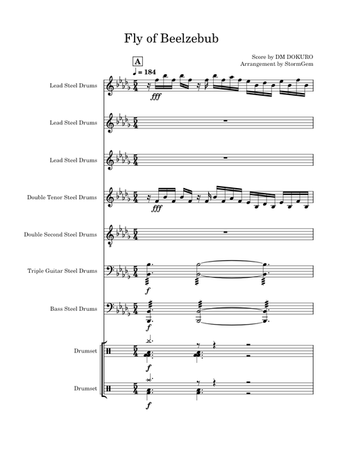 Fly of Beelzebub - DM DOKURO (Steel Drums)