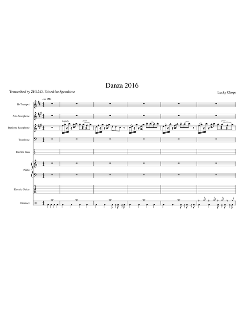Danza 2016, But for Speculóose - My band (yr10)