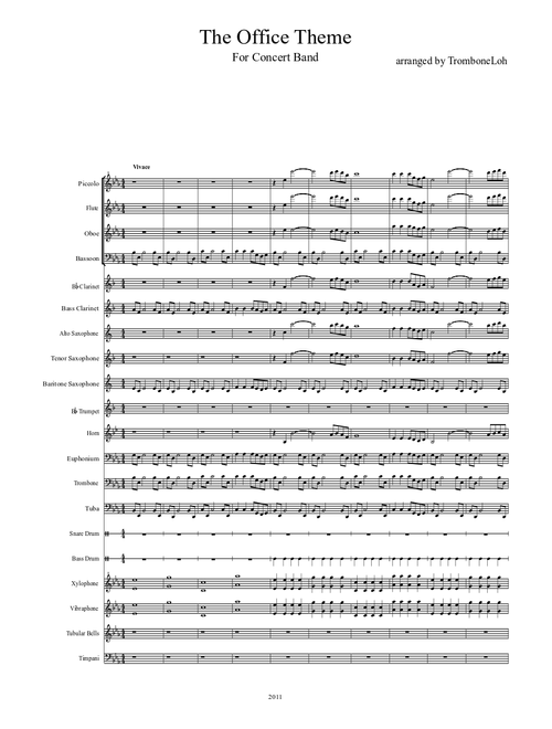 The Office Theme for Concert Band