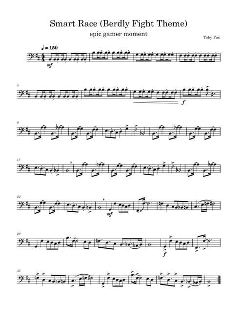 Smart Race – Trombone/Euphonium Solo