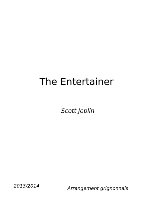 The Entertainer - Scott Joplin - Orchestral version