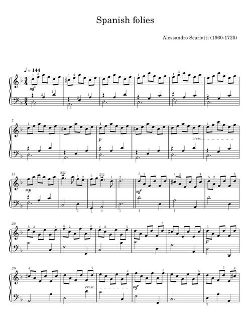 Spanish Folies - Alessandro Scarlatti