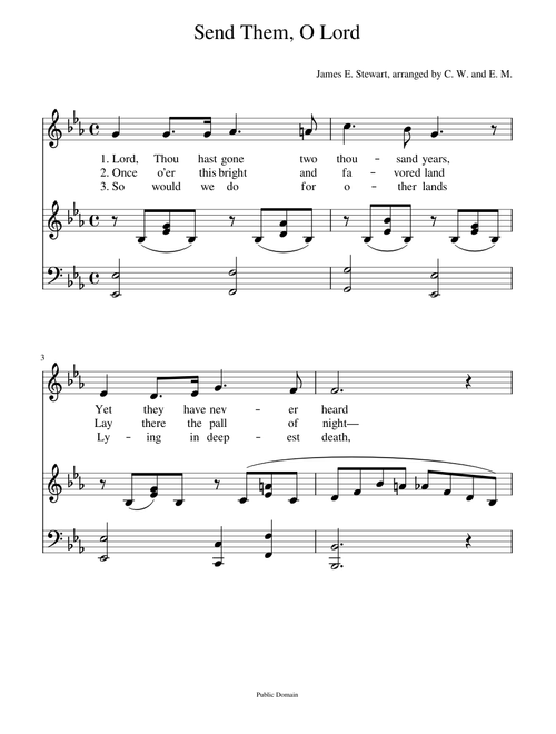 Lord, Thou hast gone two thousand years - James E. Stewart