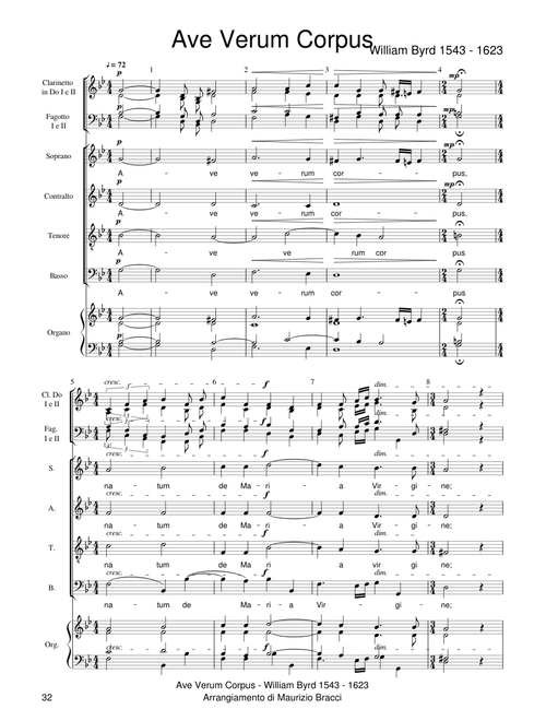 Ave Verum Corpus - Byrd William
