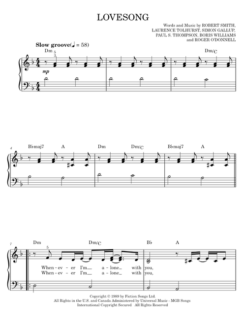Lovesong - Adele (Easy Piano)