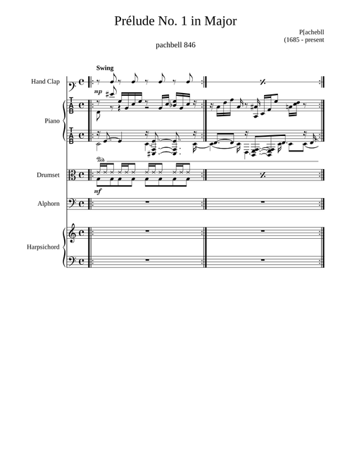 pachlude in major