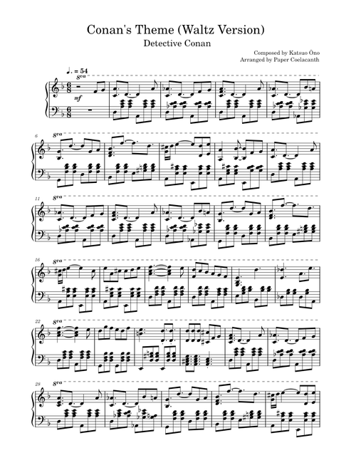 Conan's Theme (Waltz Version) [Detective Conan]