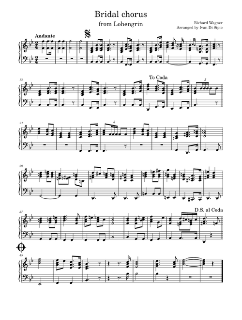Bridal Chorus – Richard Wagner