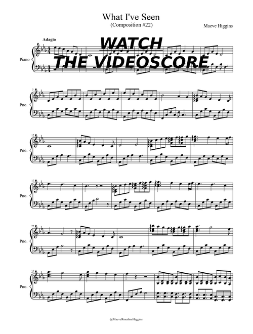 What I've Seen [At 15] sheet music arranged by MaeThePirate