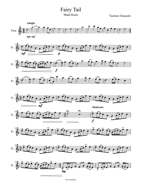 Fairy Tail - Main Score