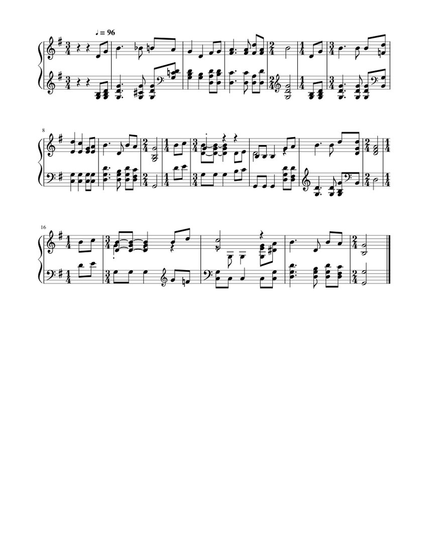 Lord, I hear of showers of blessing (Hall) J. H. Hall Sheet music for