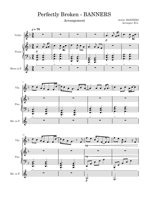 Perfectly Broken – Banners (Arrangement)