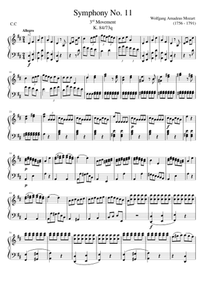 Symphony No.11, 2nd Movement K.84/73q – Wolfgang Amadeus Mozart
