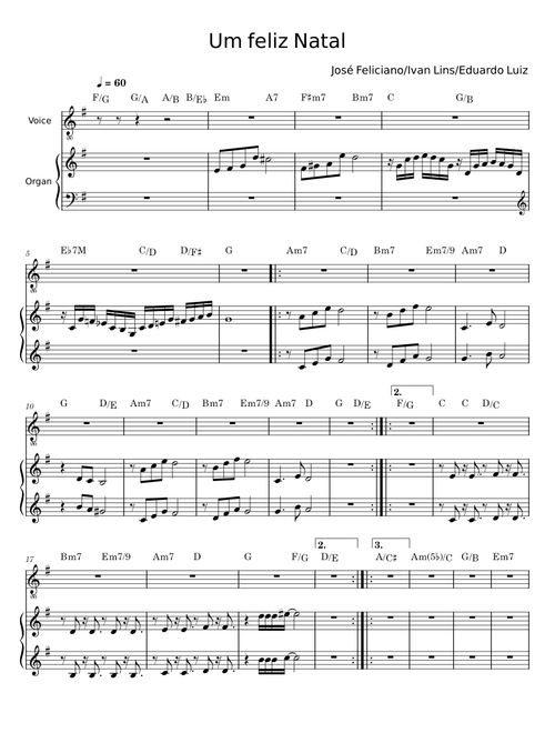 UM FELIZ NATAL - José Feliciano