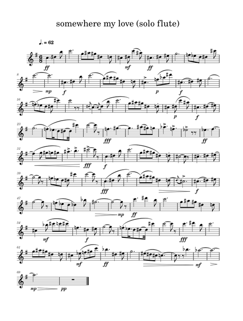 Somewhere My Love – Andy Williams Somewhere My Love, Dr Zhivago