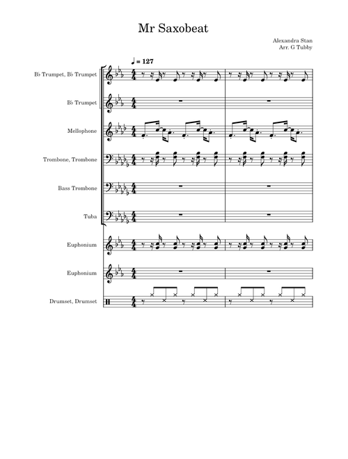 Mr saxobeat – Alexandra Stan (For Leighton Buzzard Philharmonic Marching Band)