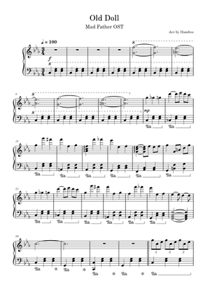 Old Doll – Mad Father Sheet Music for Piano (Solo) easy | MuseScore.com