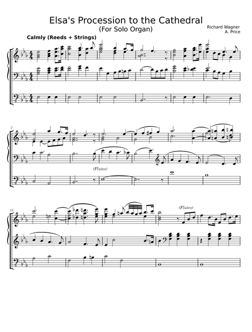 Elsa's Procession to the Cathedral, Lohengrin (WWV 75), Richard Wagner