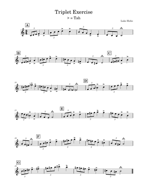 Triplet Exercise