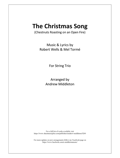 The Christmas Song (Chestnuts Roasting On An Open Fire) (Arr. Andrew Middleton) - King Cole Trio (String Ensemble)