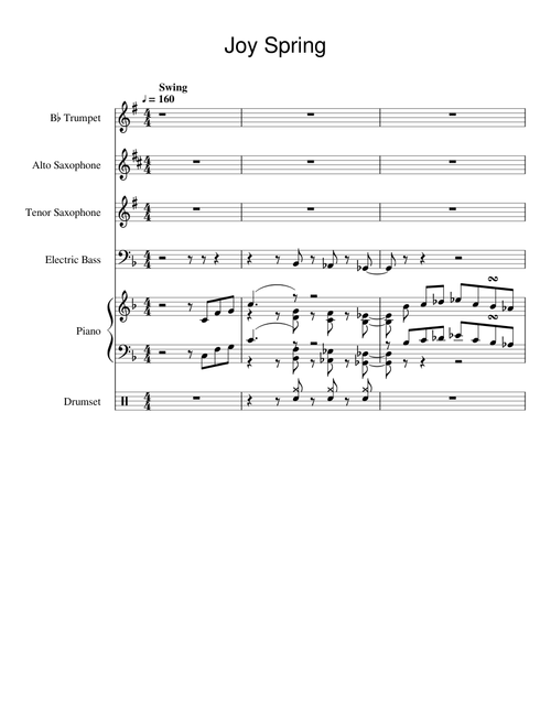 Joy Spring for Jazz Combo