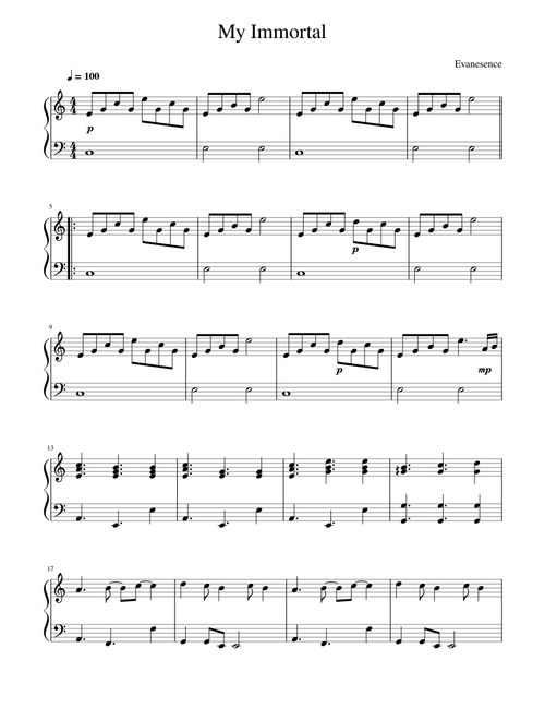 My immortal Easy