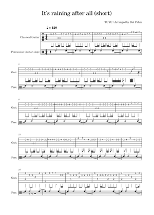 It's Raining After All – TUYU It's Raining After All - TUYU Sheet Music ...