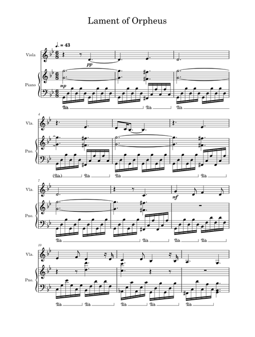Lament of Orpheus – Darren Korb - Supergiant Games Lament of Orpheus