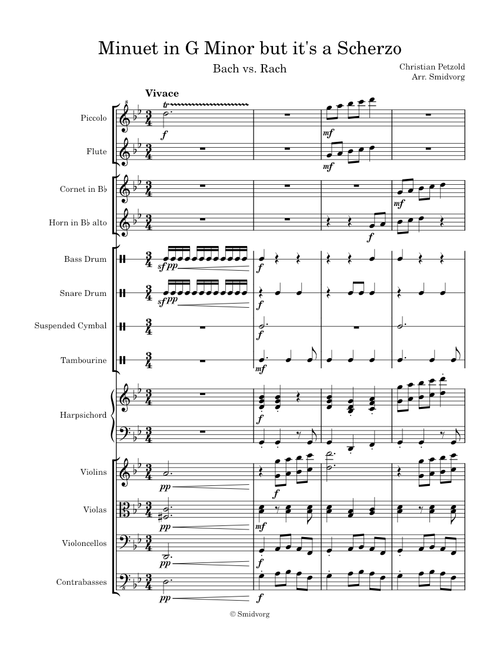 BvR - Minuet in G Minor (but it's a Scherzo)