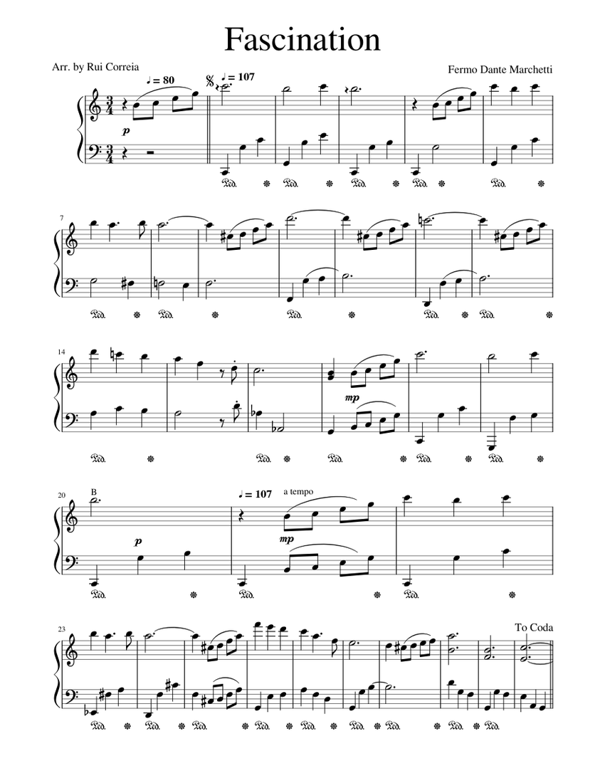 Medium Sheet music for Piano (Solo) | Musescore.com